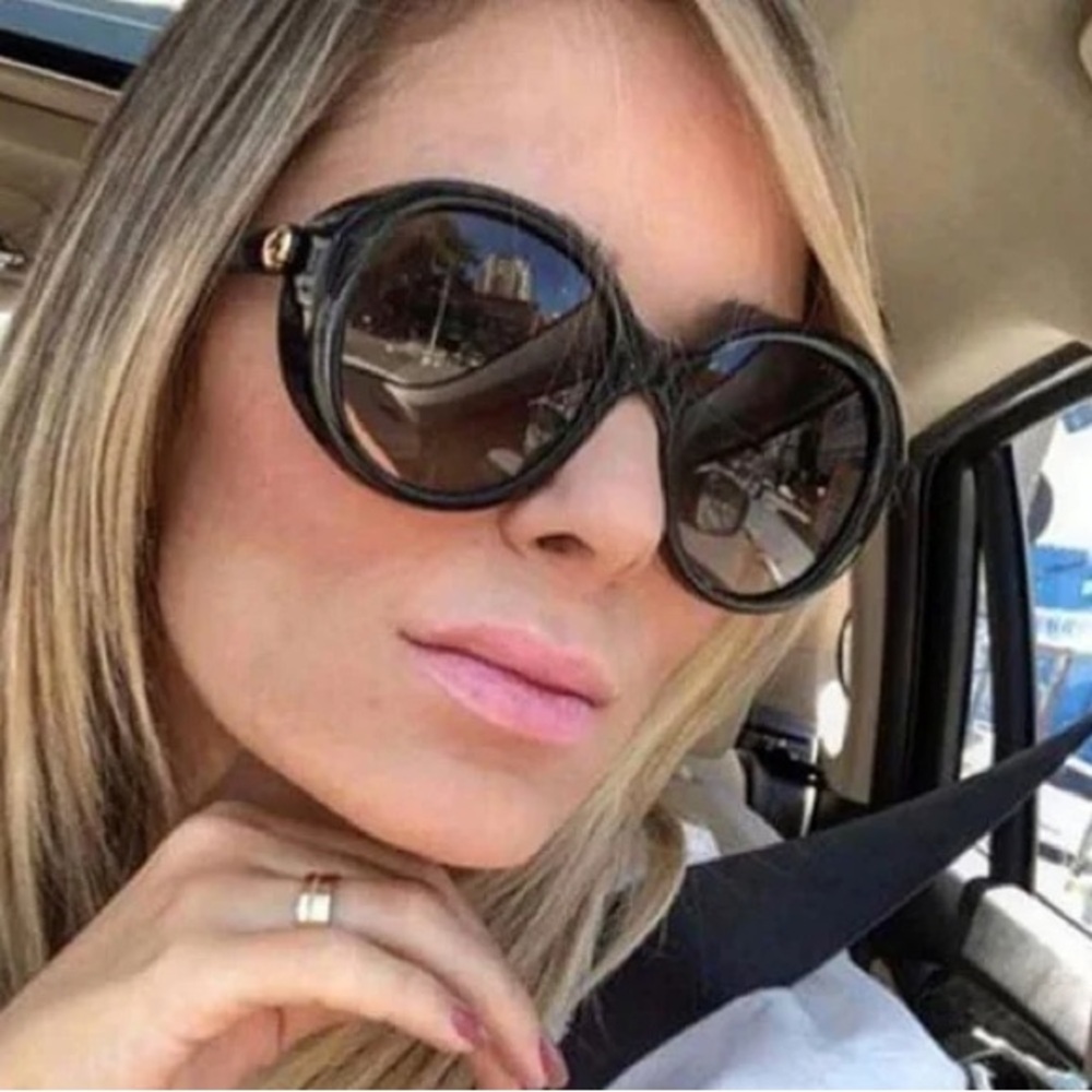 Gucci Brown Oversized Sunglasses